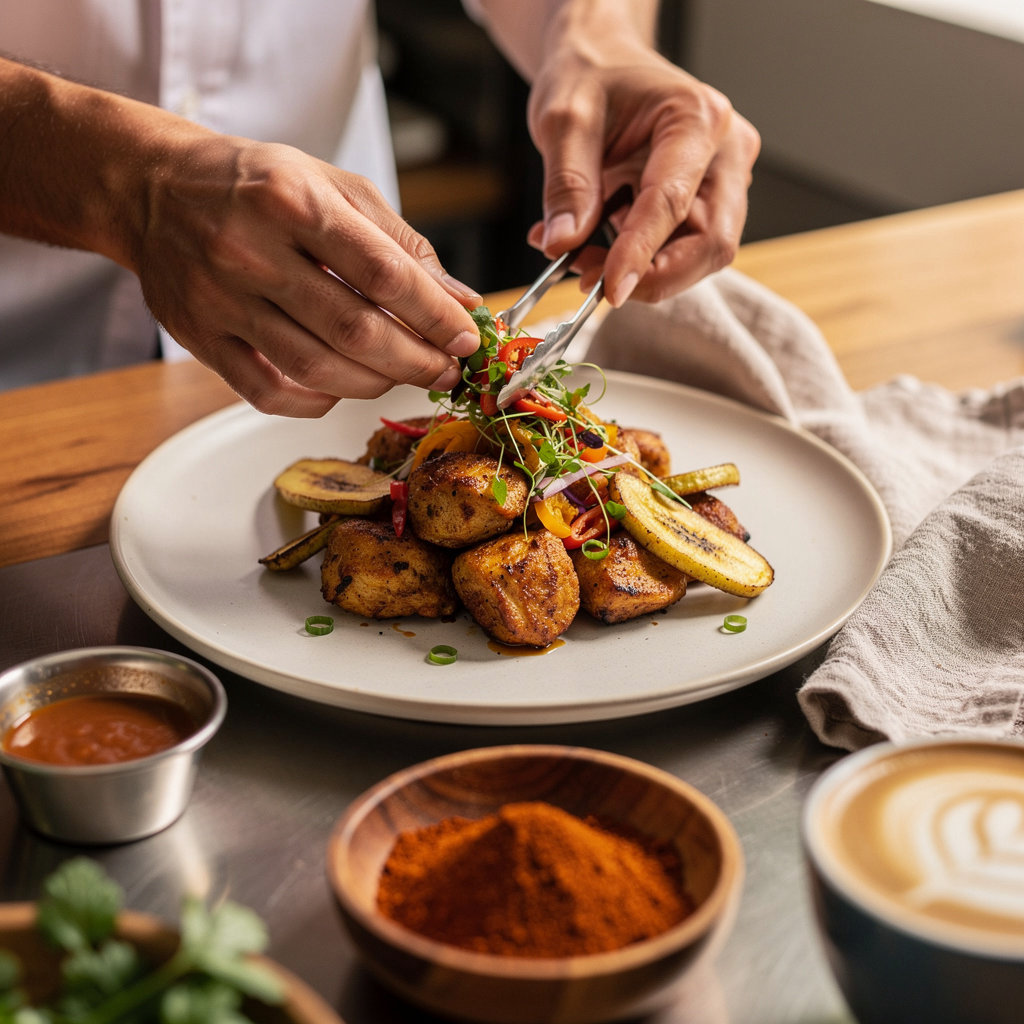 Orlenes Kitchen founder Orlene - Jamaican fusion cafe expert in Cambridge